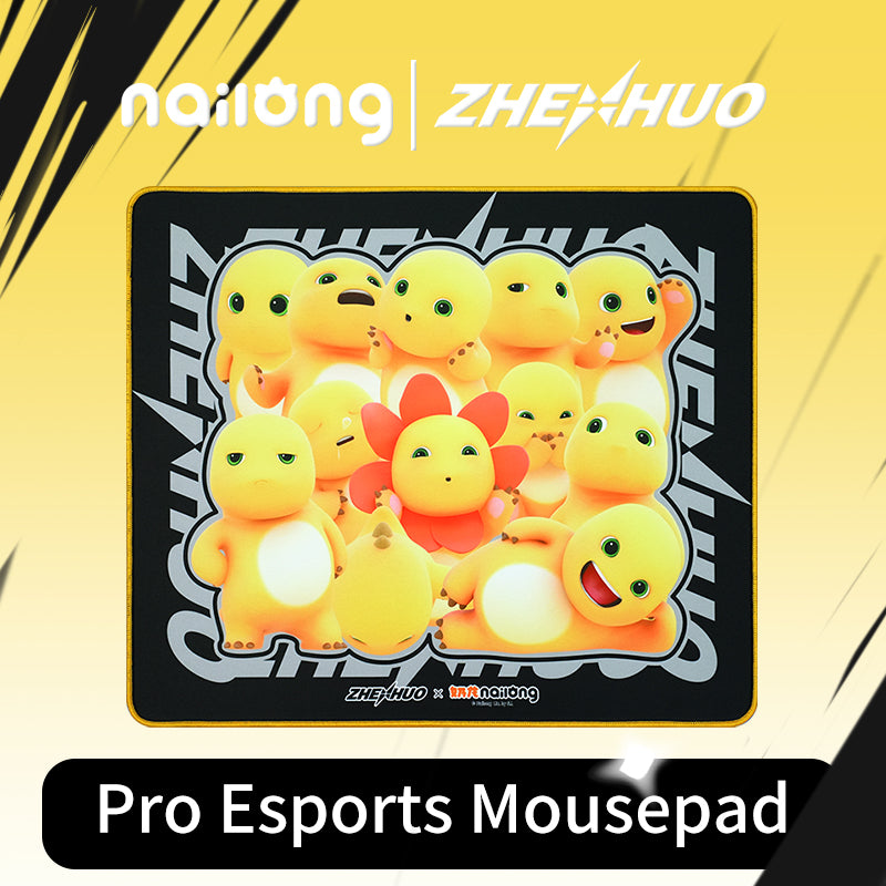 Official Collab | ZHENHUO GEAR × Nailong Pro FPS Gaming Mouse Pad | Dual Surface + Whimsical Art | Speed Mat | Control Mat - ZHENHUO GEAR