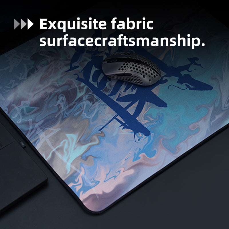 ZHENHUO Pro FPS Mouse Pad | Orchid Pavilion & Chao & Lily | Dual Fabric Textures Surface (Speed & Control) for CS2/Valorant/Apex - ZHENHUO GEAR