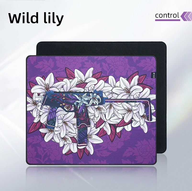 ZHENHUO Pro FPS Mouse Pad | Orchid Pavilion & Chao & Lily | Dual Fabric Textures Surface (Speed & Control) for CS2/Valorant/Apex - ZHENHUO GEAR