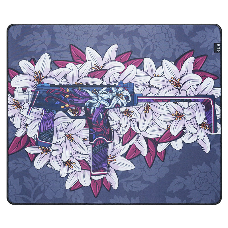 ZHENHUO Pro FPS Mouse Pad | Orchid Pavilion & Chao & Lily | Dual Fabric Textures Surface (Speed & Control) for CS2/Valorant/Apex - ZHENHUO GEAR