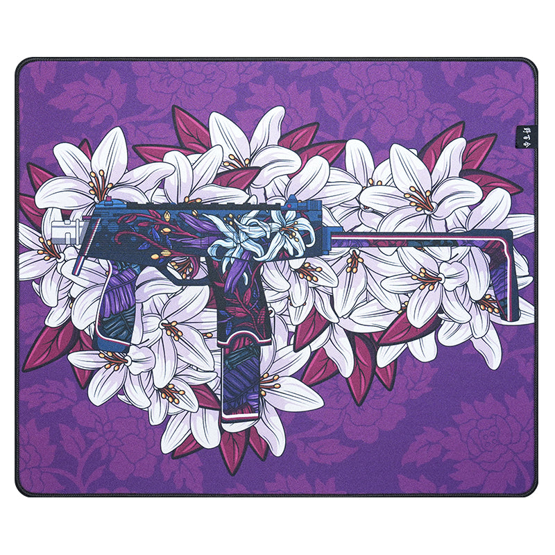 ZHENHUO Pro FPS Mouse Pad | Orchid Pavilion & Chao & Lily | Dual Fabric Textures Surface (Speed & Control) for CS2/Valorant/Apex - ZHENHUO GEAR
