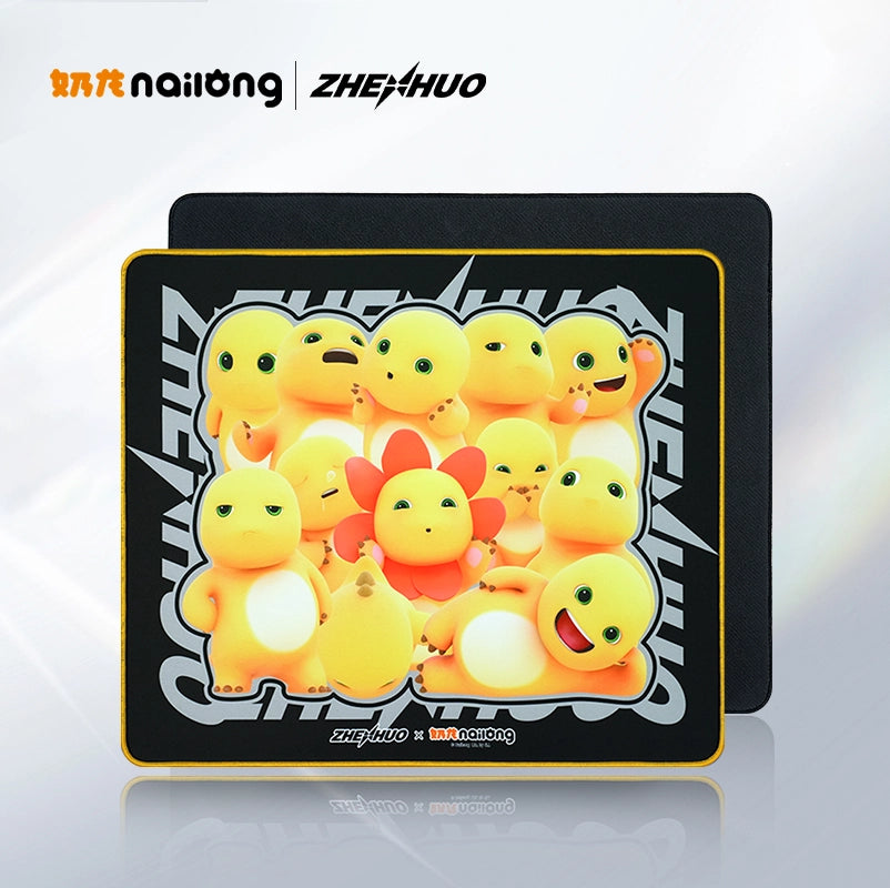Official Collab | ZHENHUO GEAR × Nailong Pro FPS Gaming Mouse Pad | Dual Surface + Whimsical Art | Speed Mat | Control Mat - ZHENHUO GEAR