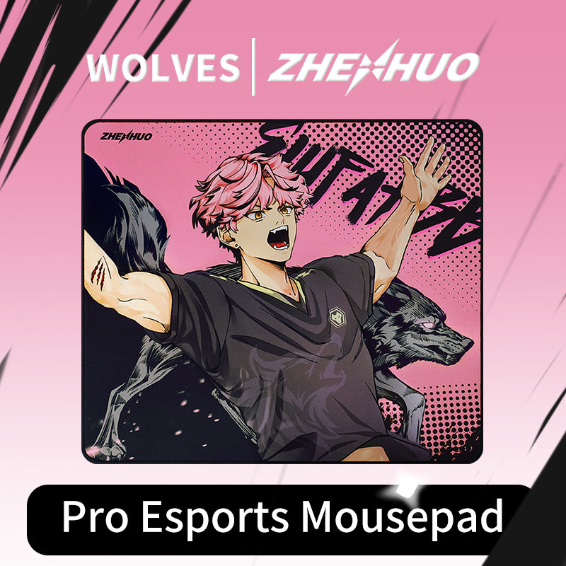 Wolves Esports x ZHENHUO GEAR Mouse Pad for Valorant | CS:GO | FPS Games | Perfect Speed-Control Balance - ZHENHUO GEAR