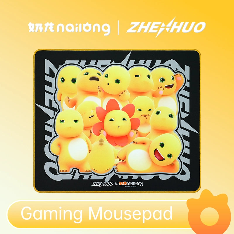 Official Collab | ZHENHUO GEAR × Nailong Pro FPS Gaming Mouse Pad | Dual Surface + Whimsical Art | Speed Mat | Control Mat - ZHENHUO GEAR