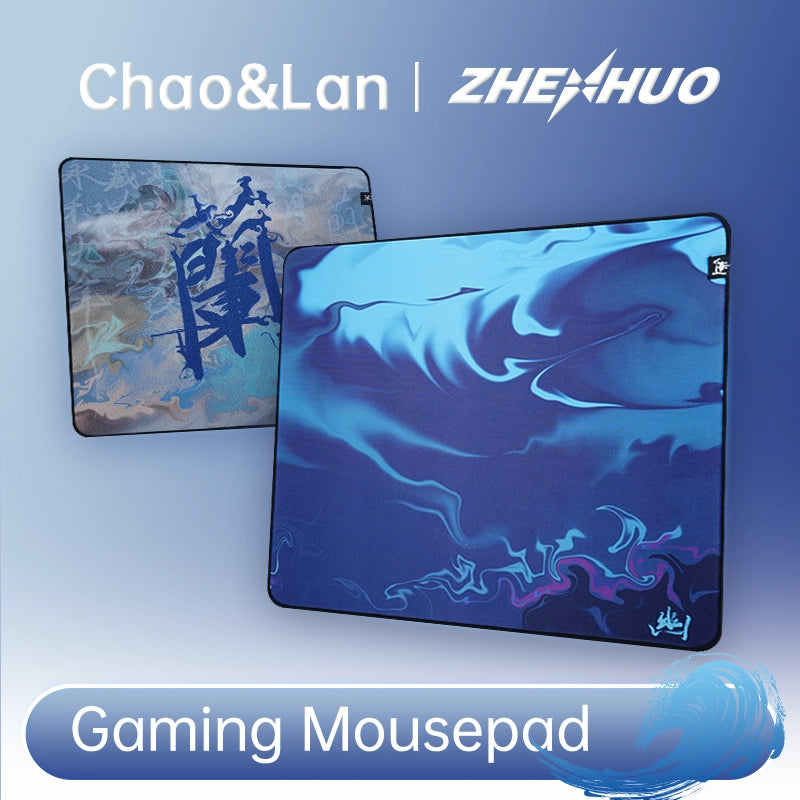 ZHENHUO Pro FPS Mouse Pad | Orchid Pavilion & Chao & Lily | Dual Fabric Textures Surface (Speed & Control) for CS2/Valorant/Apex - ZHENHUO GEAR