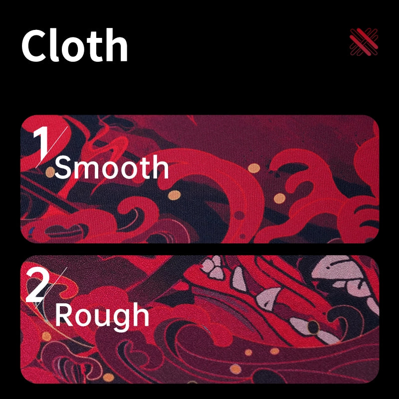 ZHENHUO GEAR Evil Eye Gaming Mouse Pad - Extra Large Dual-Texture ( Speed or Control ) for Competitive FPS - ZHENHUO GEAR