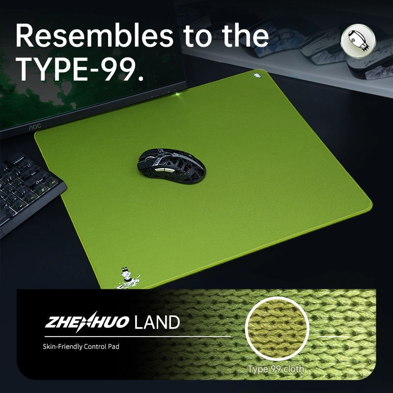 ZHENHUO GEAR LAND Professional Esports Mousepad | Aesthetic Palette Colour | Precision Control Cloth Mat for FPS Games (CS2, Valorant, Apex) - ZHENHUO GEAR