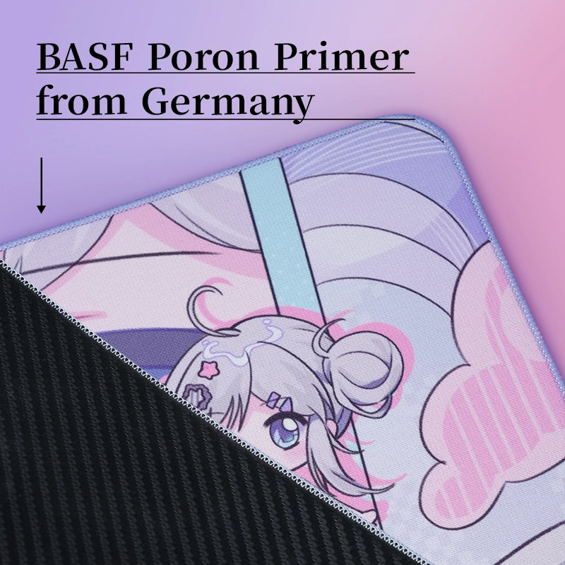 ZHENHUO GEAR Leila Anime Gaming Mousepad - Pro-Grade Cloth Surface with Otaku Moe Art - ZHENHUO GEAR