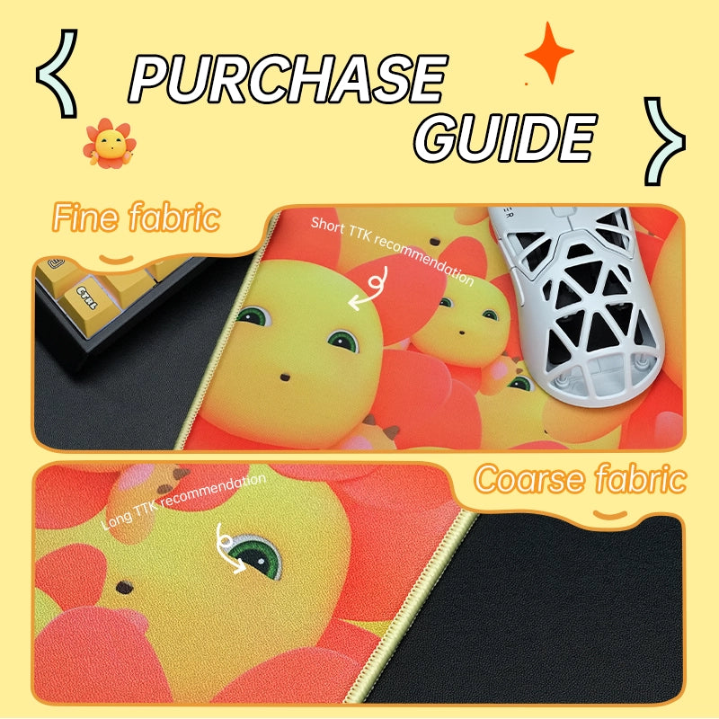 Official Collab | ZHENHUO GEAR × Nailong Pro FPS Gaming Mouse Pad | Dual Surface + Whimsical Art | Speed Mat | Control Mat - ZHENHUO GEAR