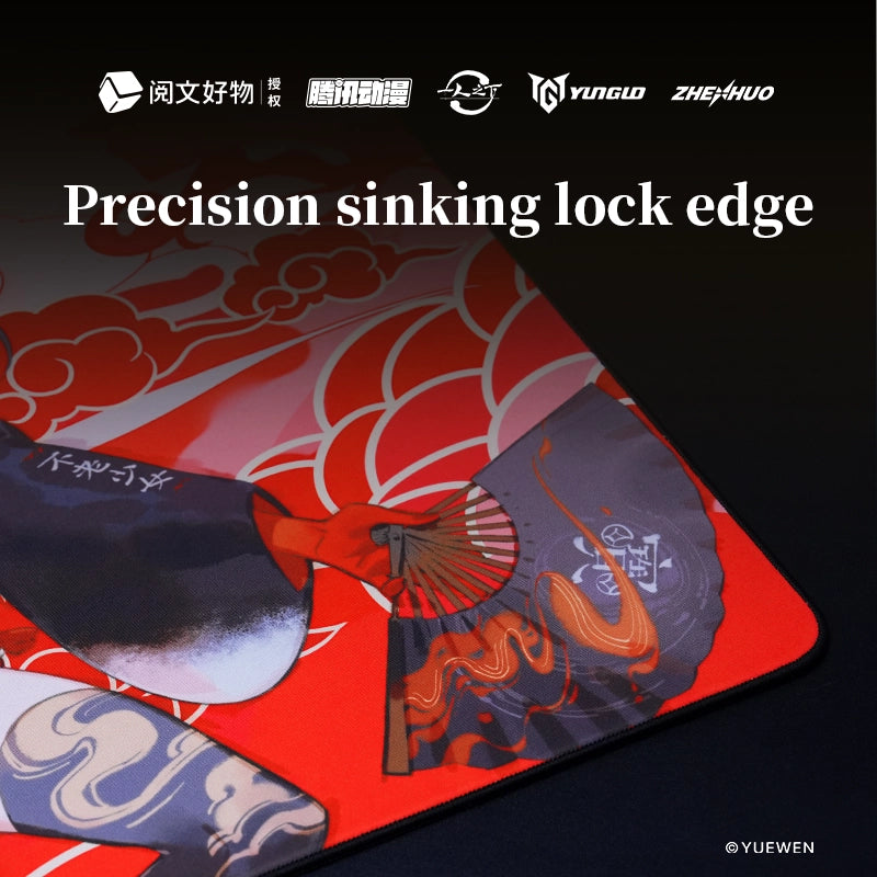 ZHENHUO GEAR × The Outcast Official Collab Mouse Pad Pro FPS Control Mat | Anime Art Series | Dual Base Options - ZHENHUO GEAR