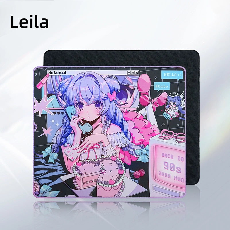 ZHENHUO GEAR Leila Anime Gaming Mousepad - Pro-Grade Cloth Surface with Otaku Moe Art - ZHENHUO GEAR