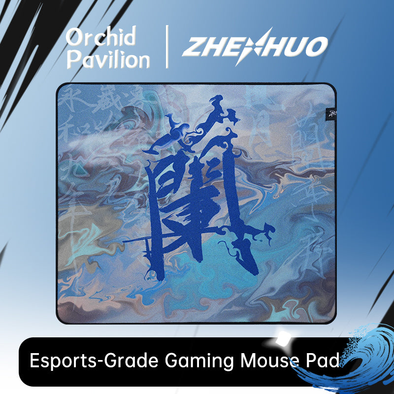 ZHENHUO Pro FPS Mouse Pad | Orchid Pavilion & Chao & Lily | Dual Fabric Textures Surface (Speed & Control) for CS2/Valorant/Apex - ZHENHUO GEAR