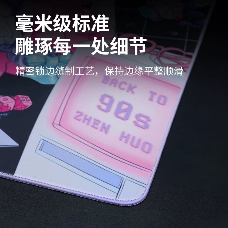 ZHENHUO GEAR LEILA Anime Mouse Pad - Valentine's Special | LAND-Series Control Surface | Original Art | Dual Base Options | Table Mat - ZHENHUO GEAR