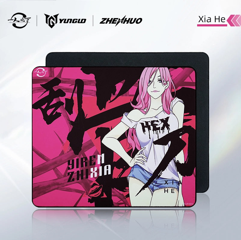 ZHENHUO GEAR × The Outcast Official Collab Mouse Pad Pro FPS Control Mat | Anime Art Series | Dual Base Options - ZHENHUO GEAR