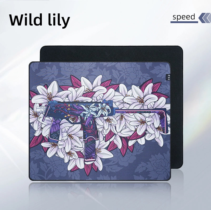 ZHENHUO Pro FPS Mouse Pad | Orchid Pavilion & Chao & Lily | Dual Fabric Textures Surface (Speed & Control) for CS2/Valorant/Apex - ZHENHUO GEAR